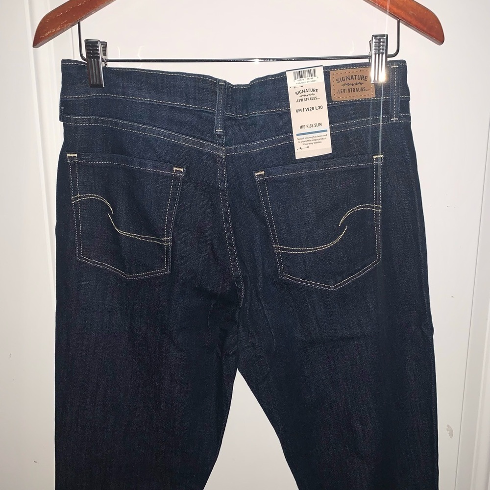 Levi’s Strauss Mid Rise Slime jeans New size 28/30 6 - Picture 9 of 10